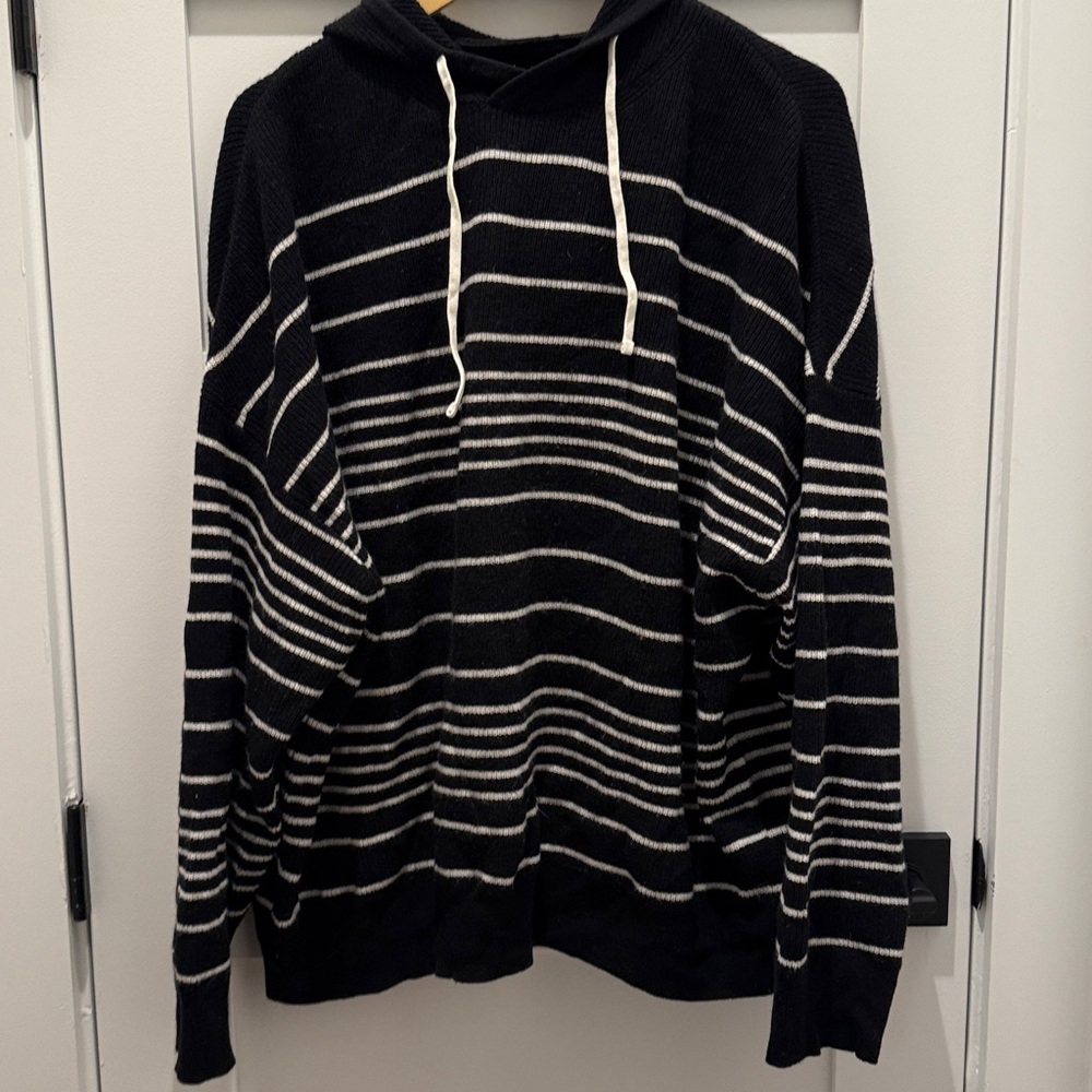 All Saints - Reverb Hoodie / Black/White - M